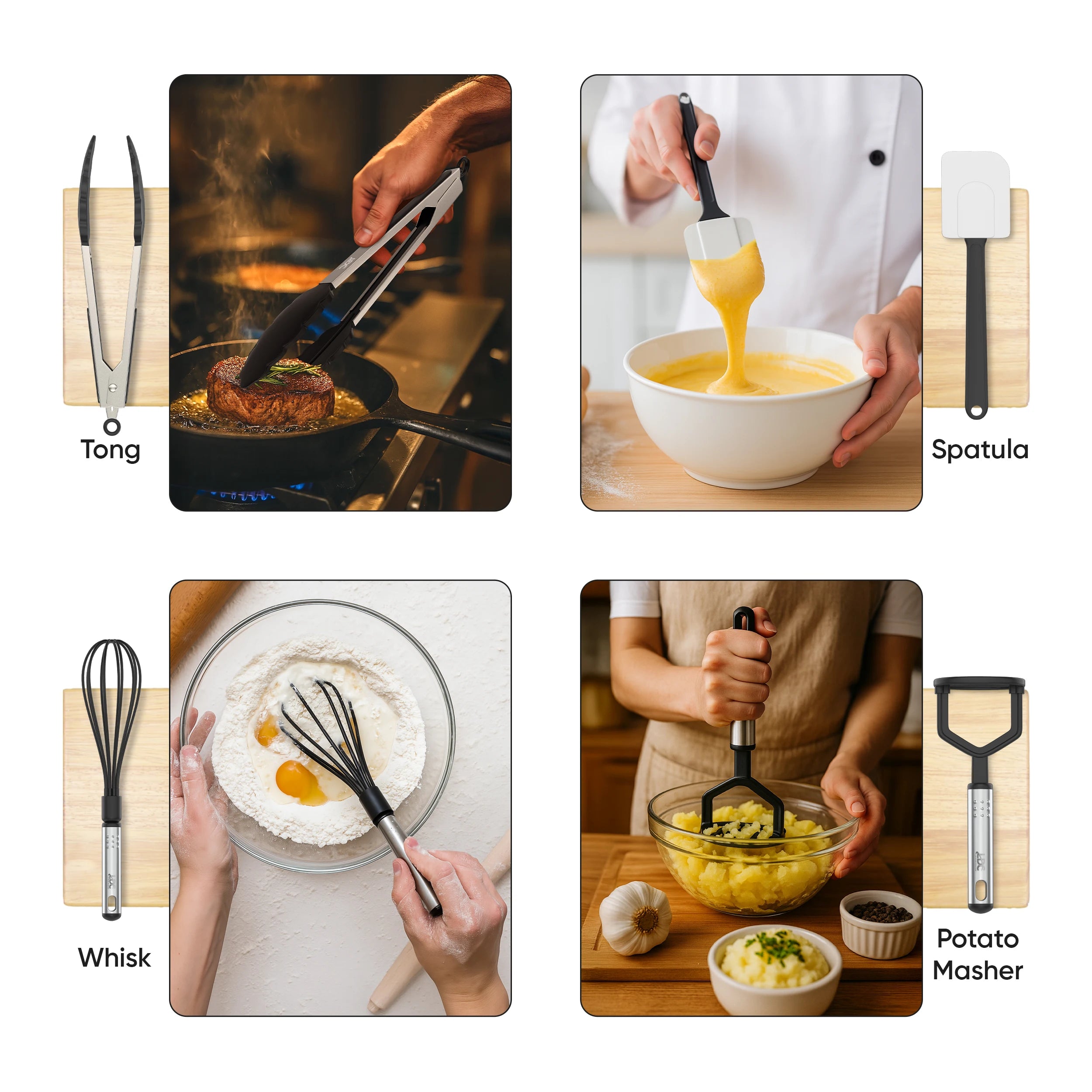 Cooking Utensils Set, Food Grade