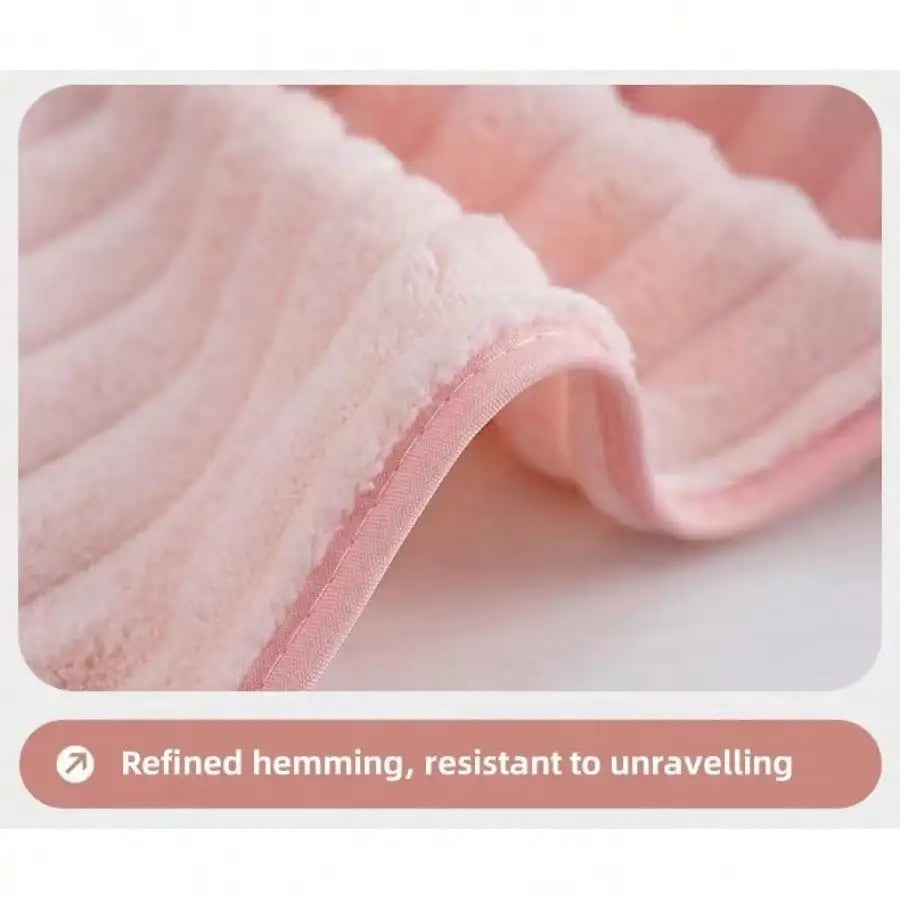 Microfiber Hand Towel Set Ultra-Absorbent Ribbed Towels