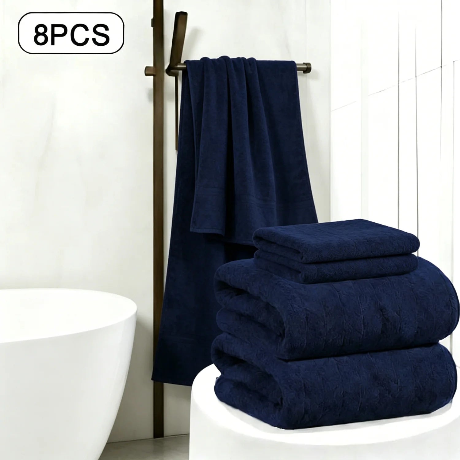8-Piece Bath Towel Set