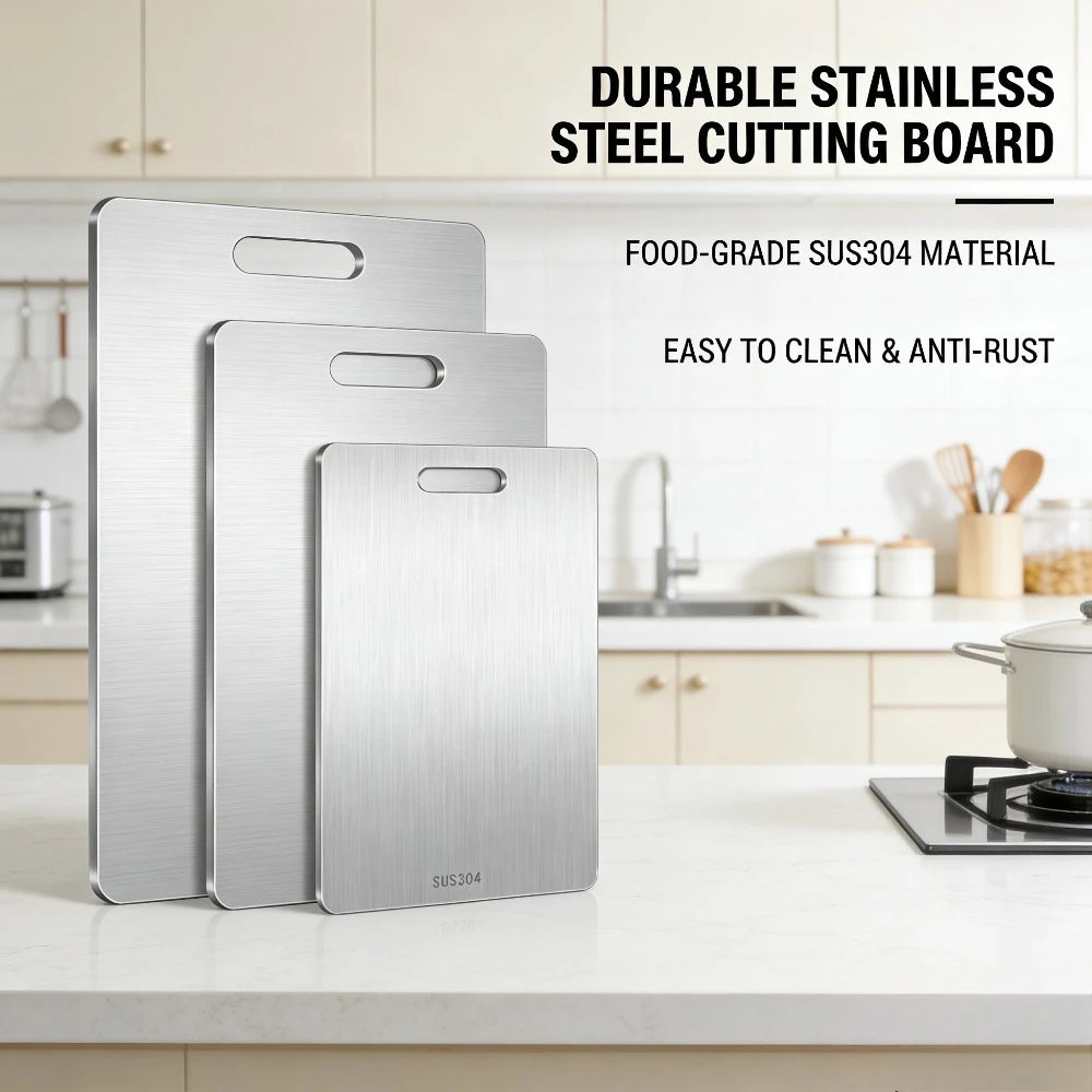 Stainless Steel Cutting Board, Kneading Dough Board