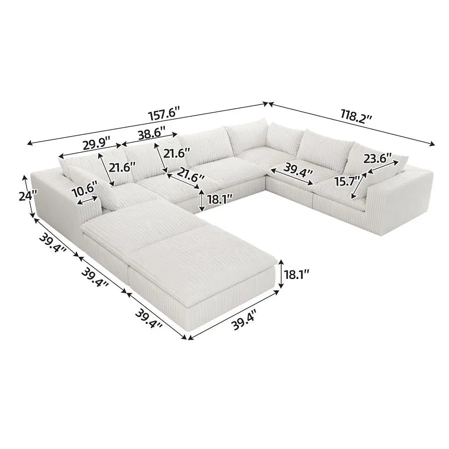 Modular sectional Sofa couches for Living Room