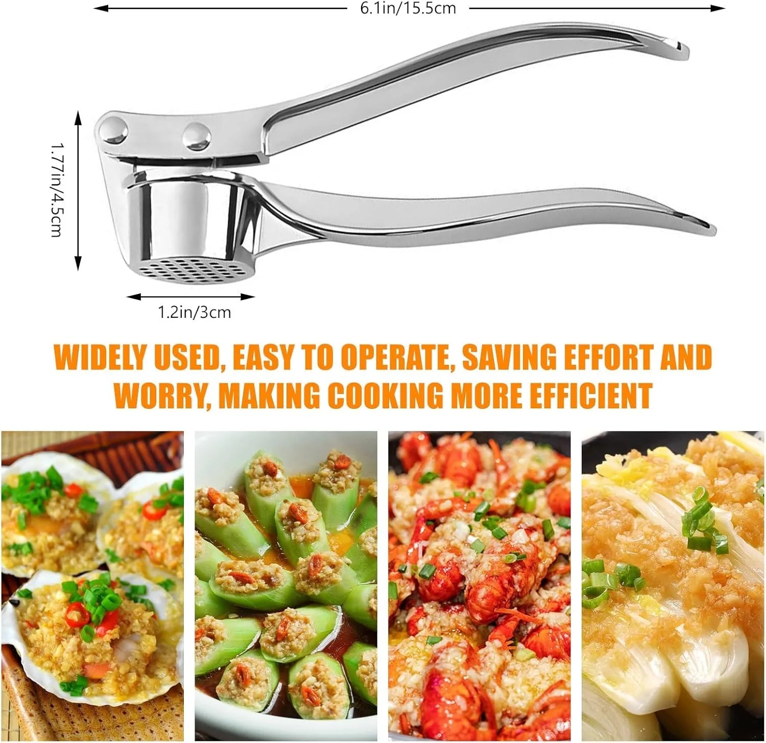 1pc Pounding Garlic Multi-functional Press, Peeling Garlic
