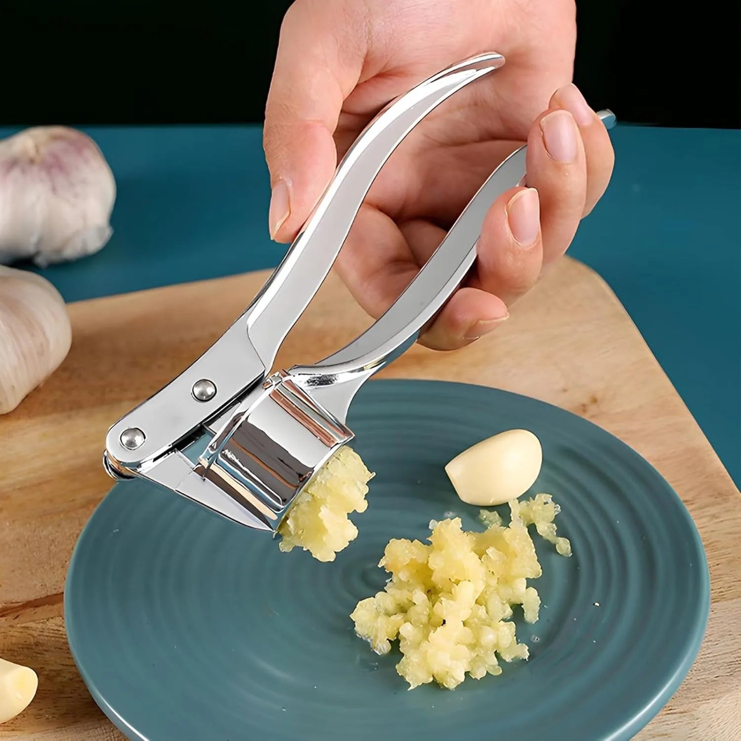 Garlic Press & Peel