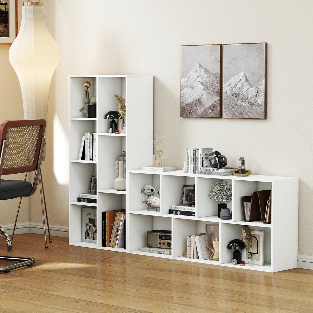 7-Cube Bookcase, Vertical or Horizontal Freestanding Bookshelf