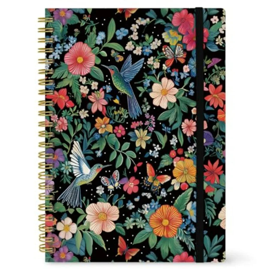 Large Spiral Lined Journal for Women, 8.5" x 11" Notebooks for Work Collge Ruled, A4 Aesthetic Cute Journaling Notebooks for Wr