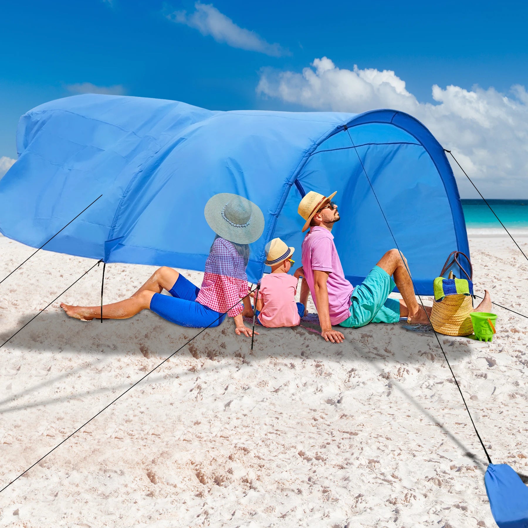 New Beach Shade with Quiet Canopy