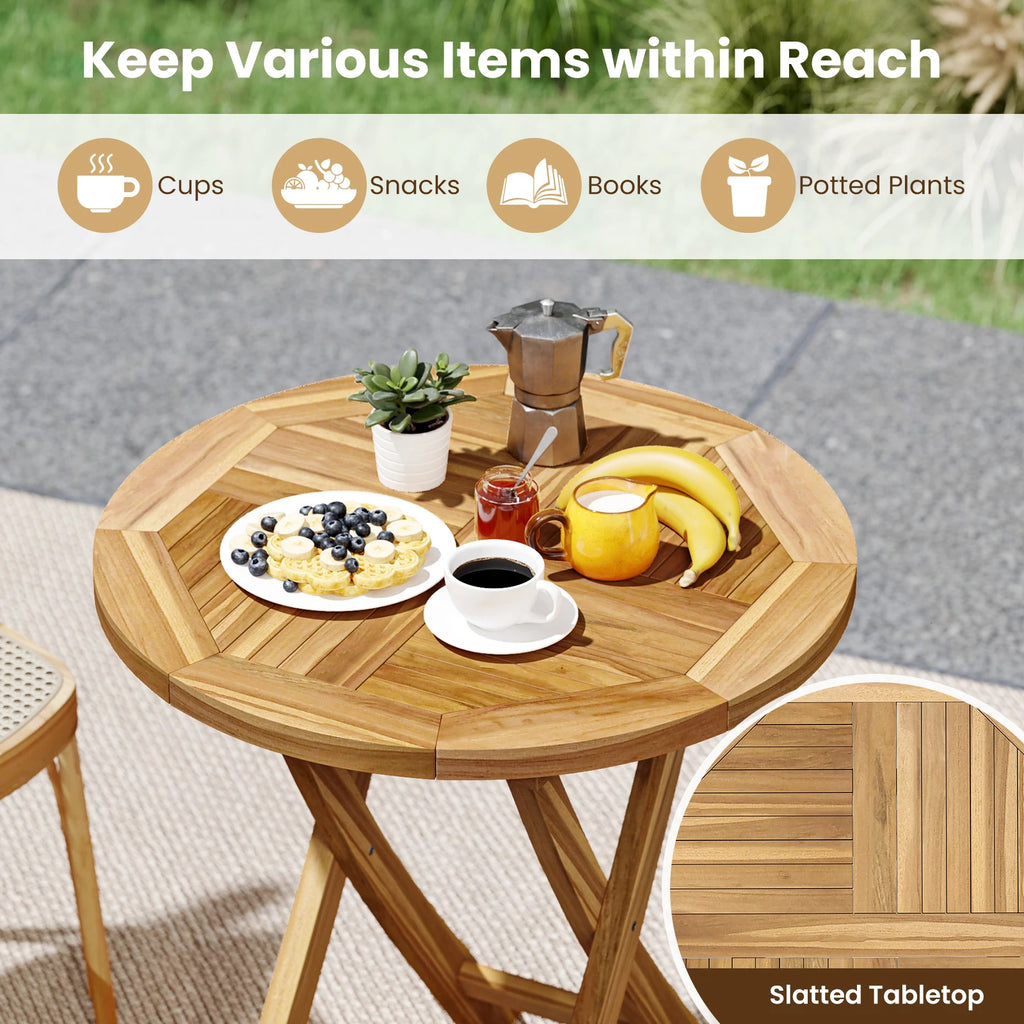 Patio Teak Wood Dining Table
