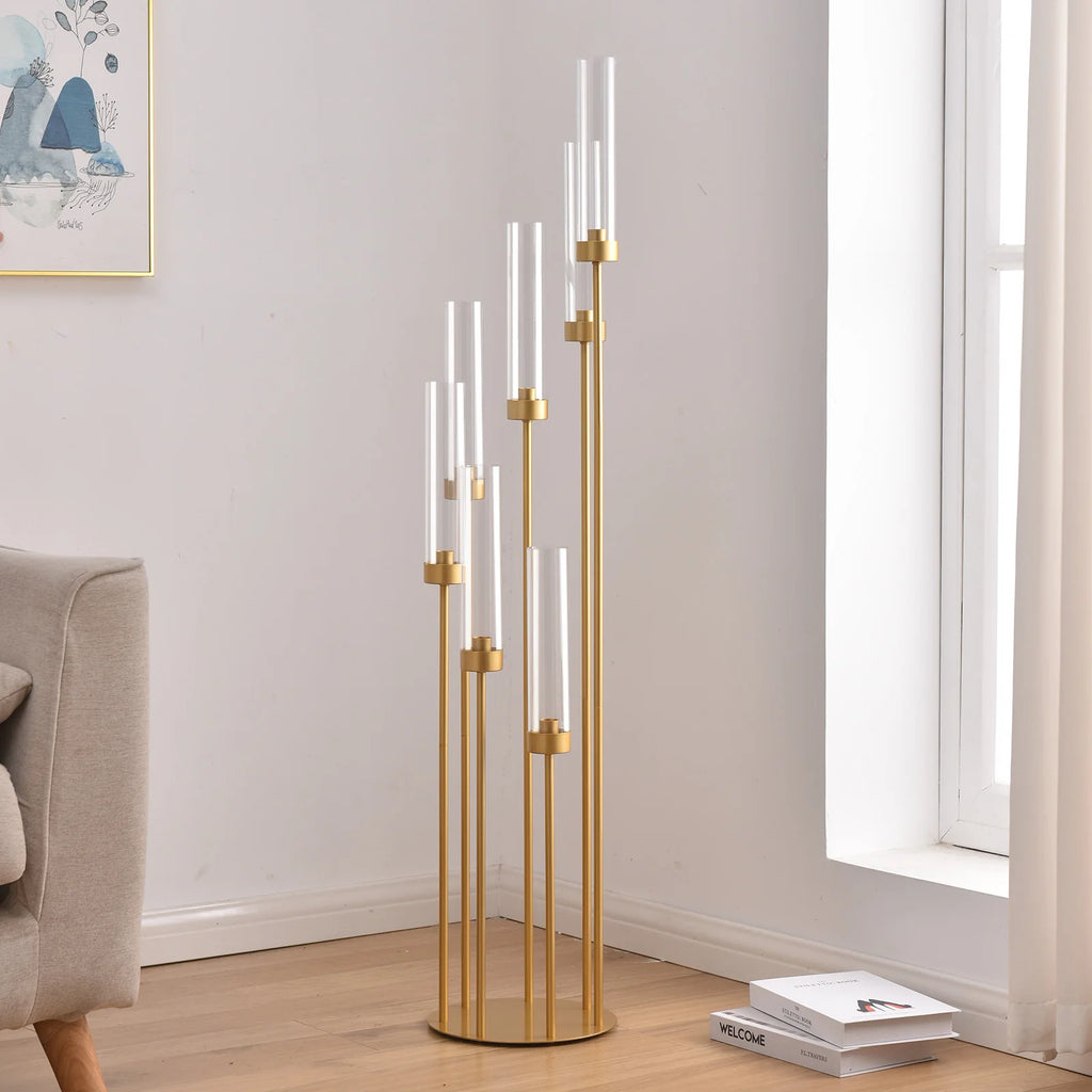 Arms Floor Candelabra Wedding Centerpieces Gold