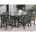 Outdoor Dining Set, Patio Table and Chairs Set for 6,