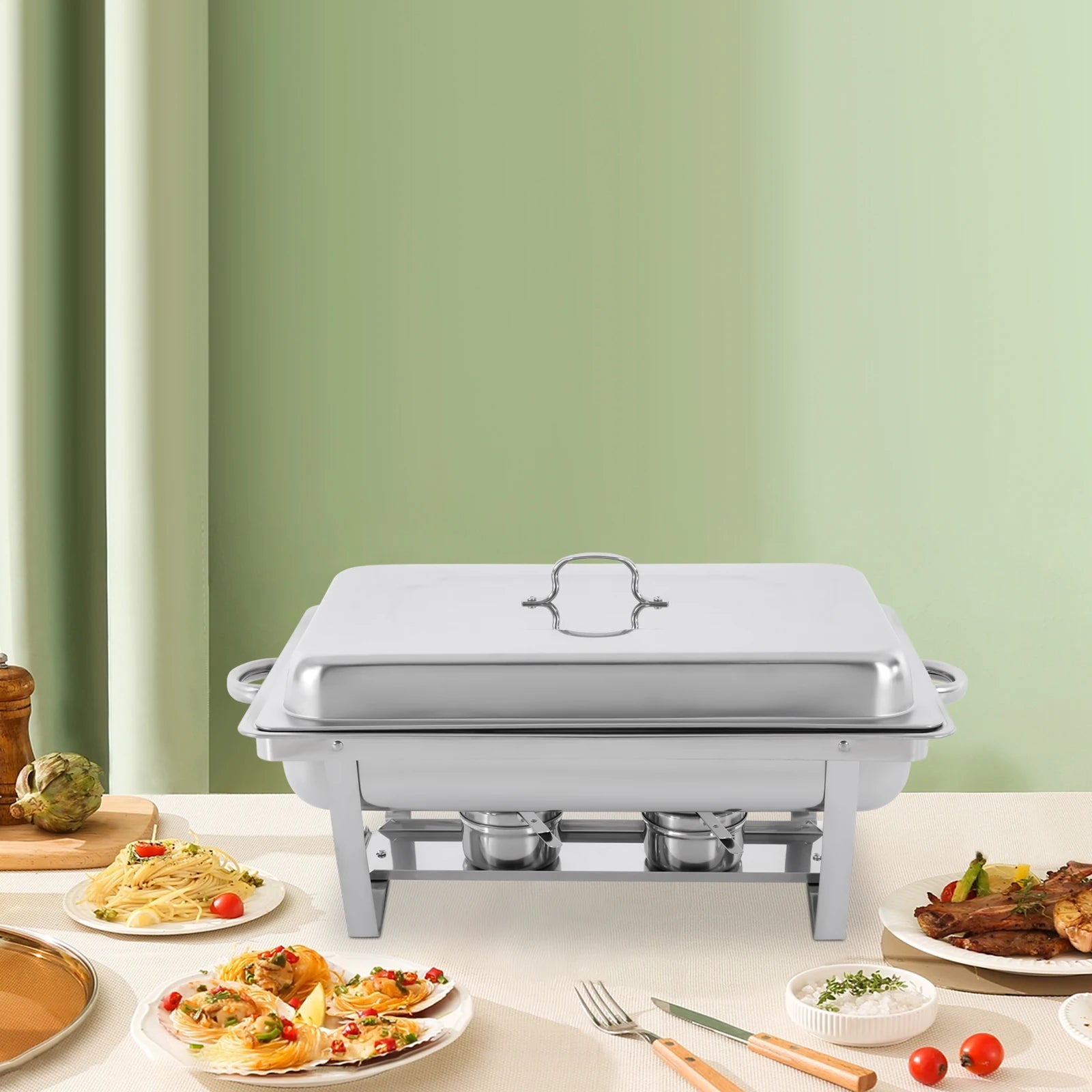Stainless Steel Chafing Dish Buffet Set