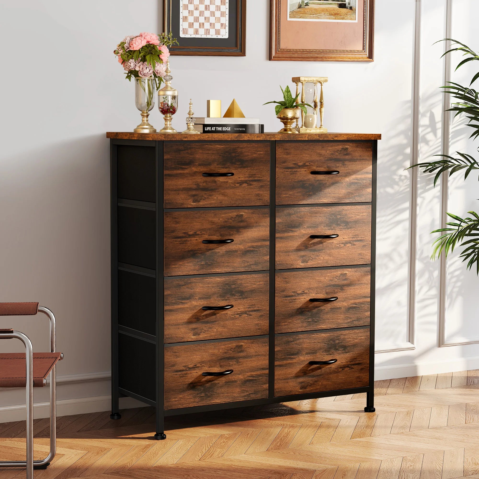Dresser Children's Wardrobe With 8 Drawers Storage Cabinet