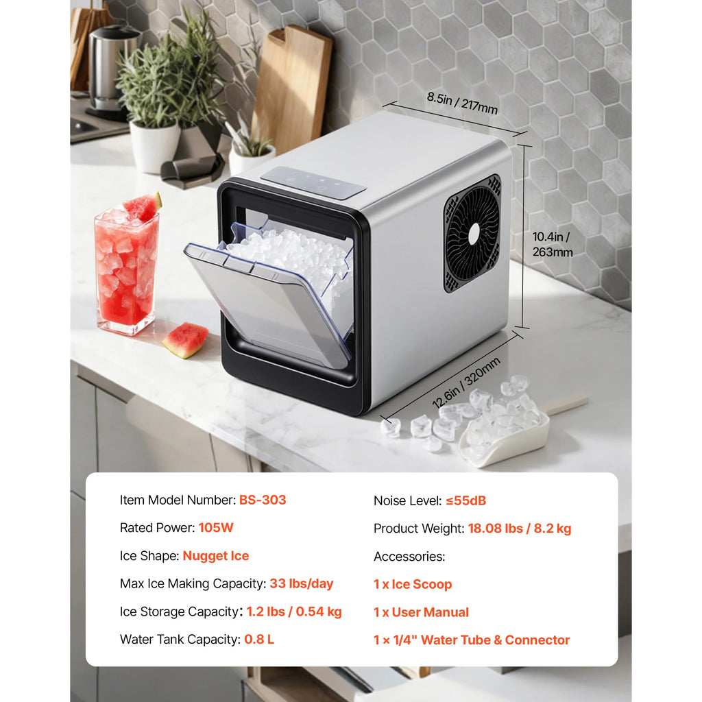 Countertop Ice Maker Self-Cleaning Portable