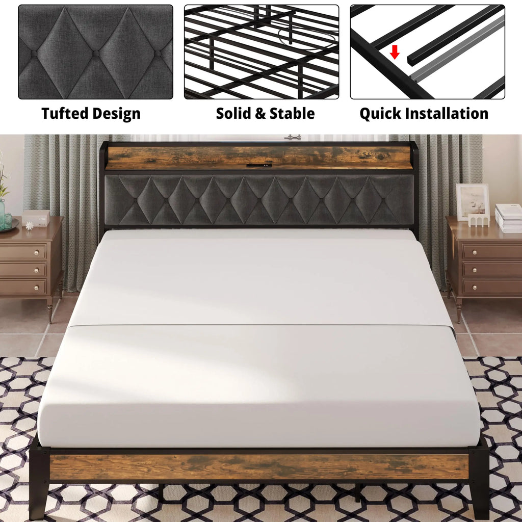 Twin/Full/Queen/King/California King Bed Frames
