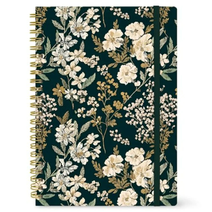 Large Spiral Lined Journal for Women, 8.5" x 11" Notebooks for Work Collge Ruled, A4 Aesthetic Cute Journaling Notebooks for Wr
