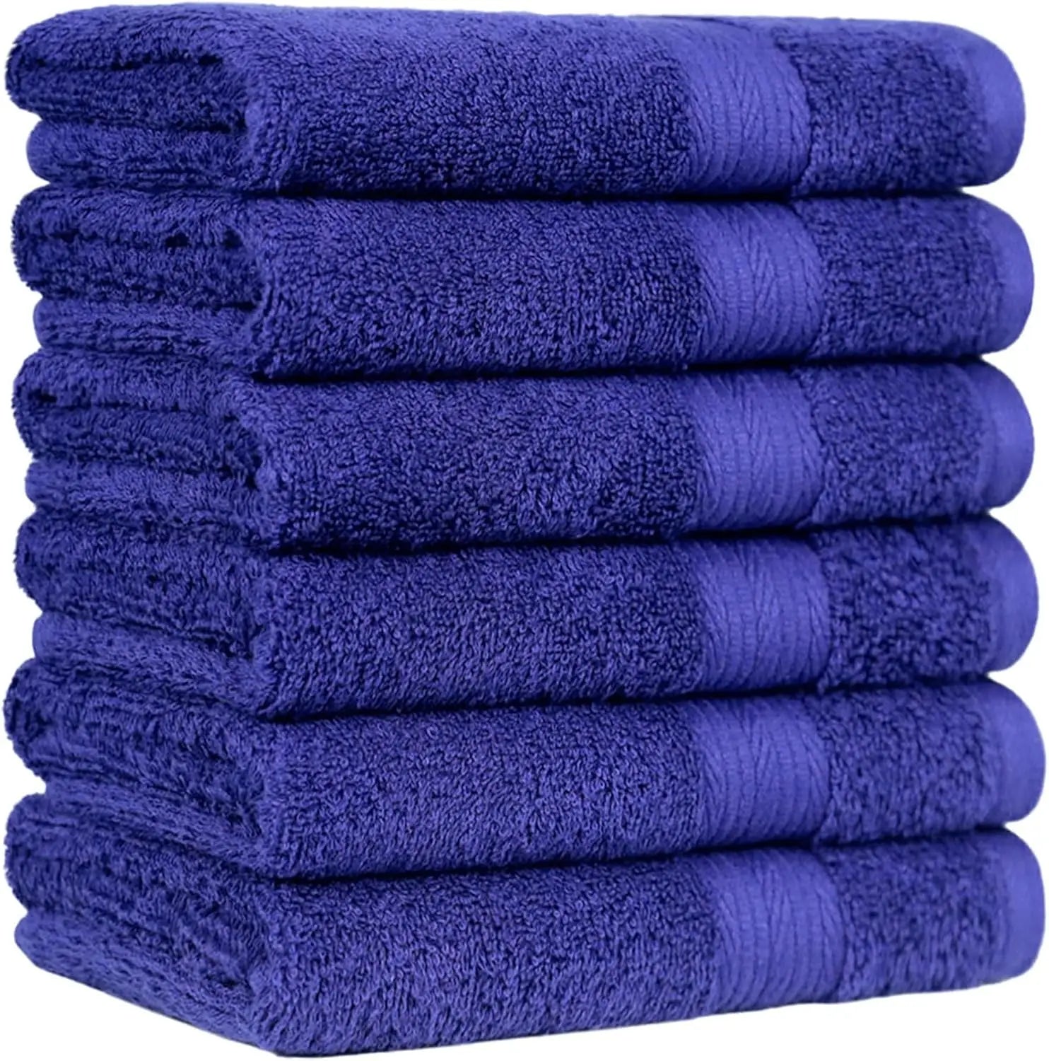 6 Piece Oversized 100% Cotton Bathroom Towel Set