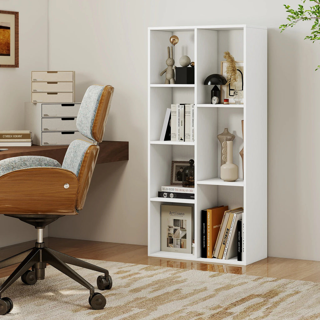 7-Cube Bookcase, Vertical or Horizontal Freestanding Bookshelf