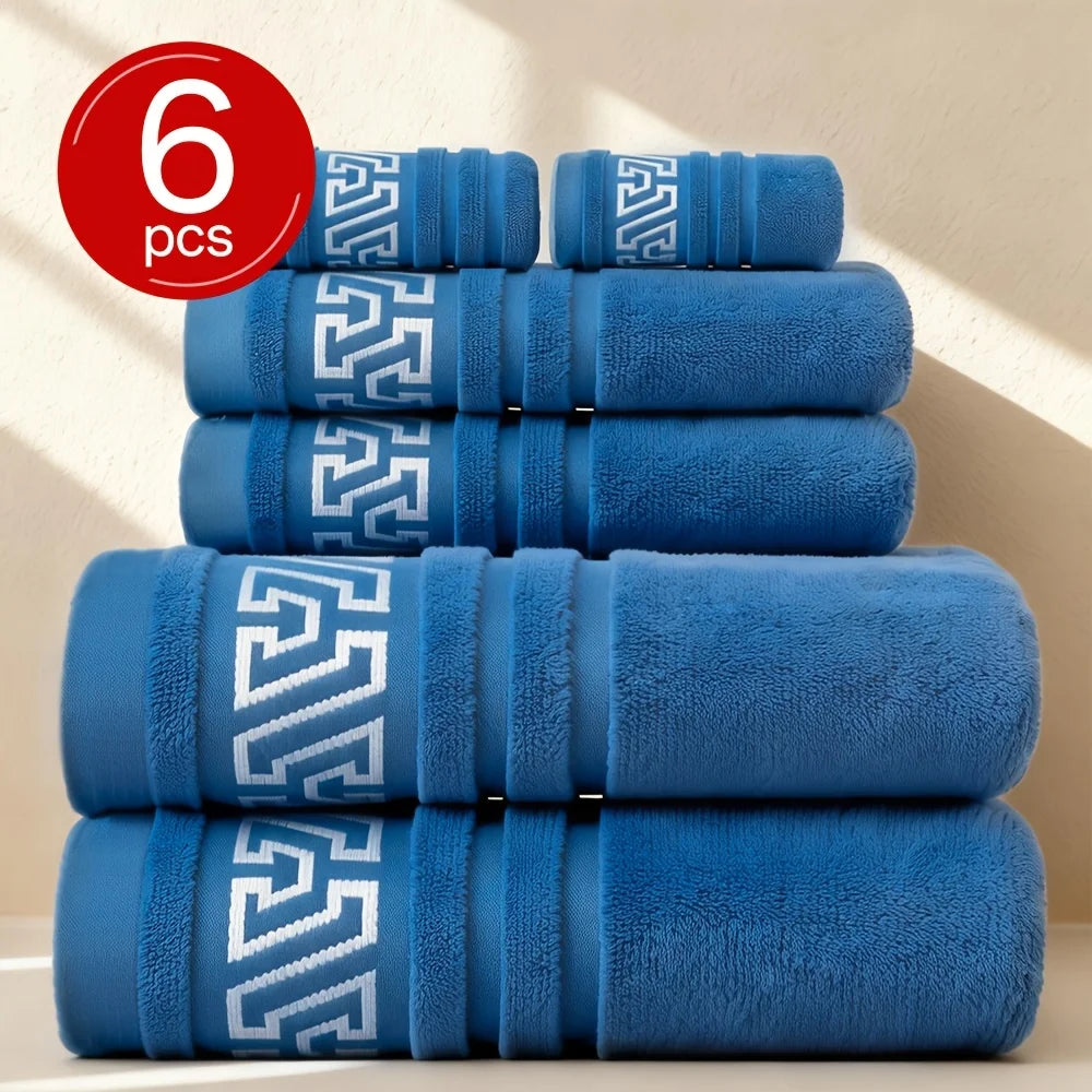 Cotton Bath Towel Set, Highly Absorbent & Quick Dry,