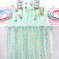 Glitter Iridescent Sequin Table Runner