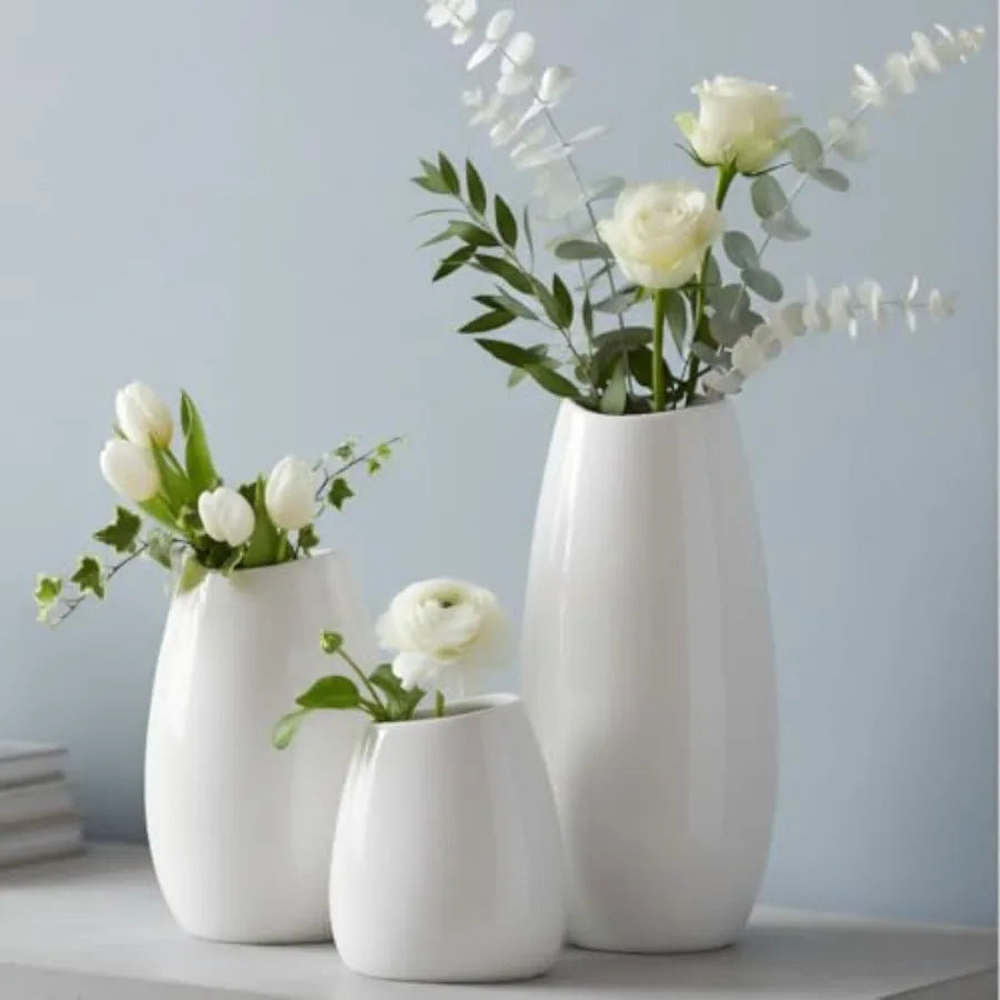 Ceramic Vase Set of 3 Flower Vase