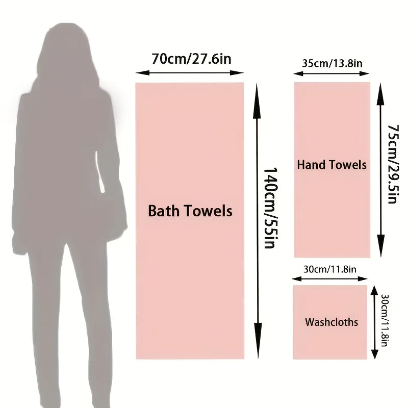 20 pcs Bathroom Towel Set,