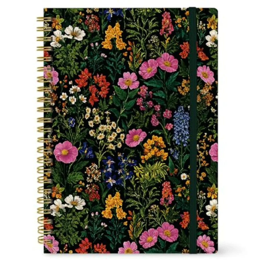 Large Spiral Lined Journal for Women, 8.5" x 11" Notebooks for Work Collge Ruled, A4 Aesthetic Cute Journaling Notebooks for Wr