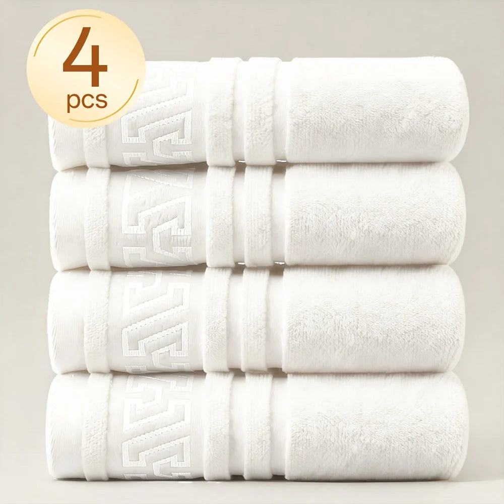 Cotton Bath Towel Set, Highly Absorbent & Quick Dry,