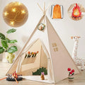Land Teepee Tent for Kids with Star Lights,
