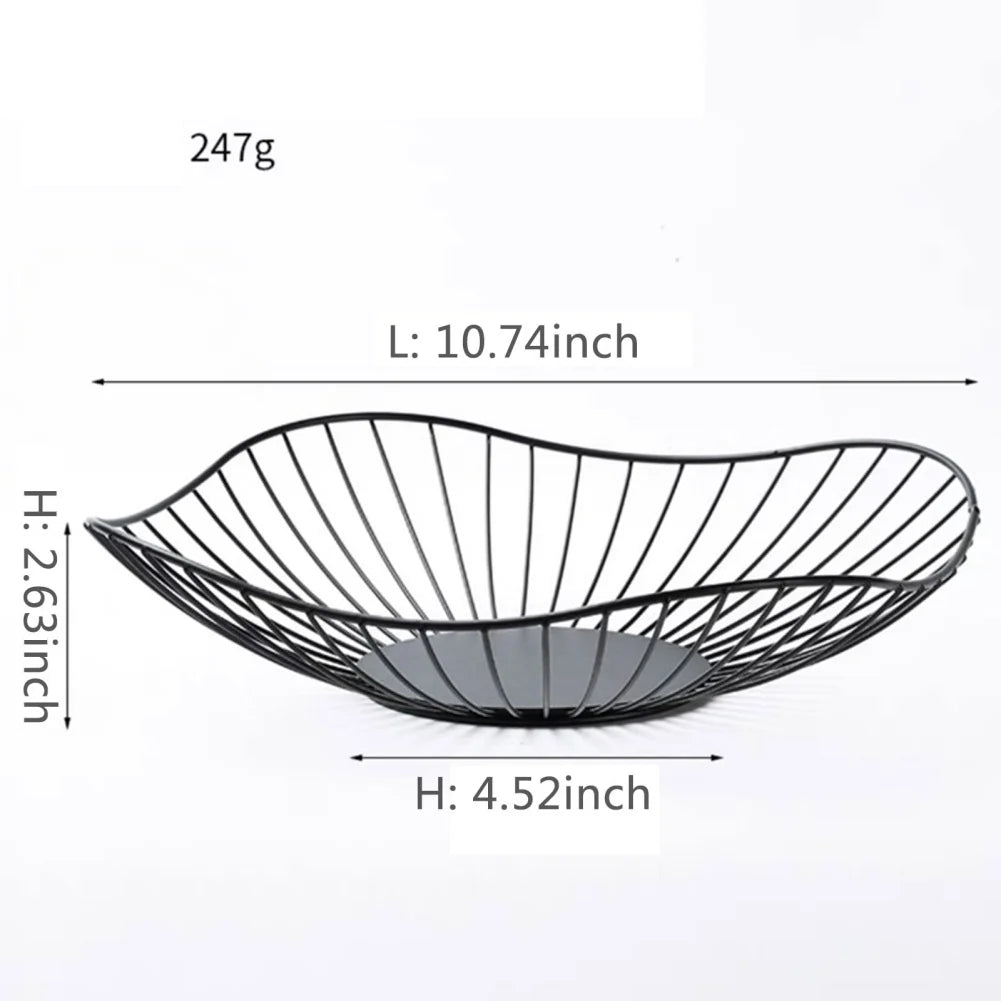 Metal Fruit Basket Simple Storage Bowls