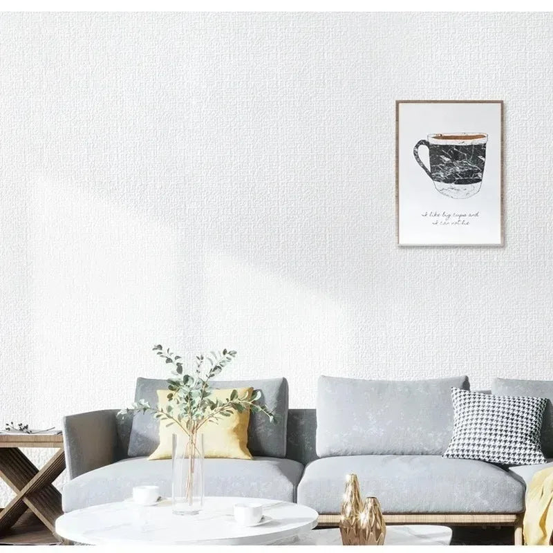 Self-Adhesive Foam Wall Panel Linen Waterproof Soundproof Removable