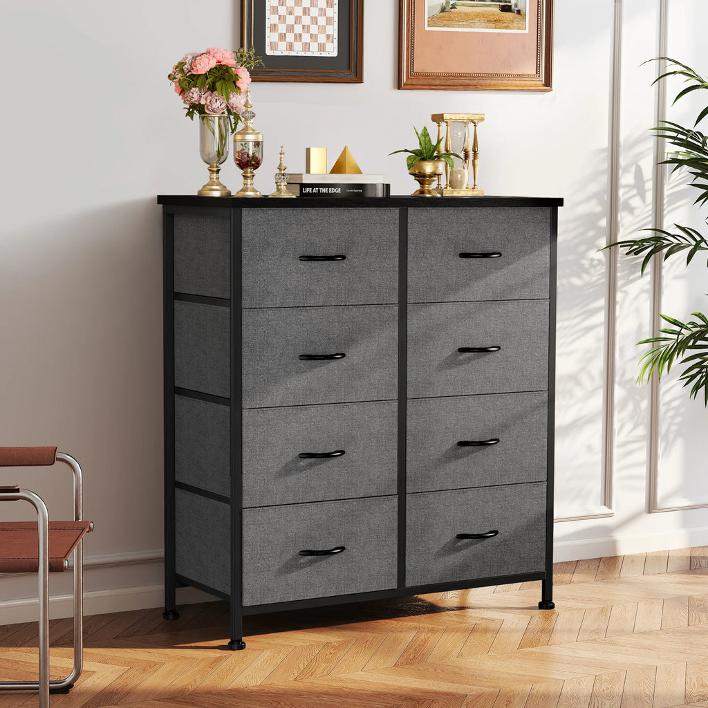 Dresser Children's Wardrobe With 8 Drawers Storage Cabinet