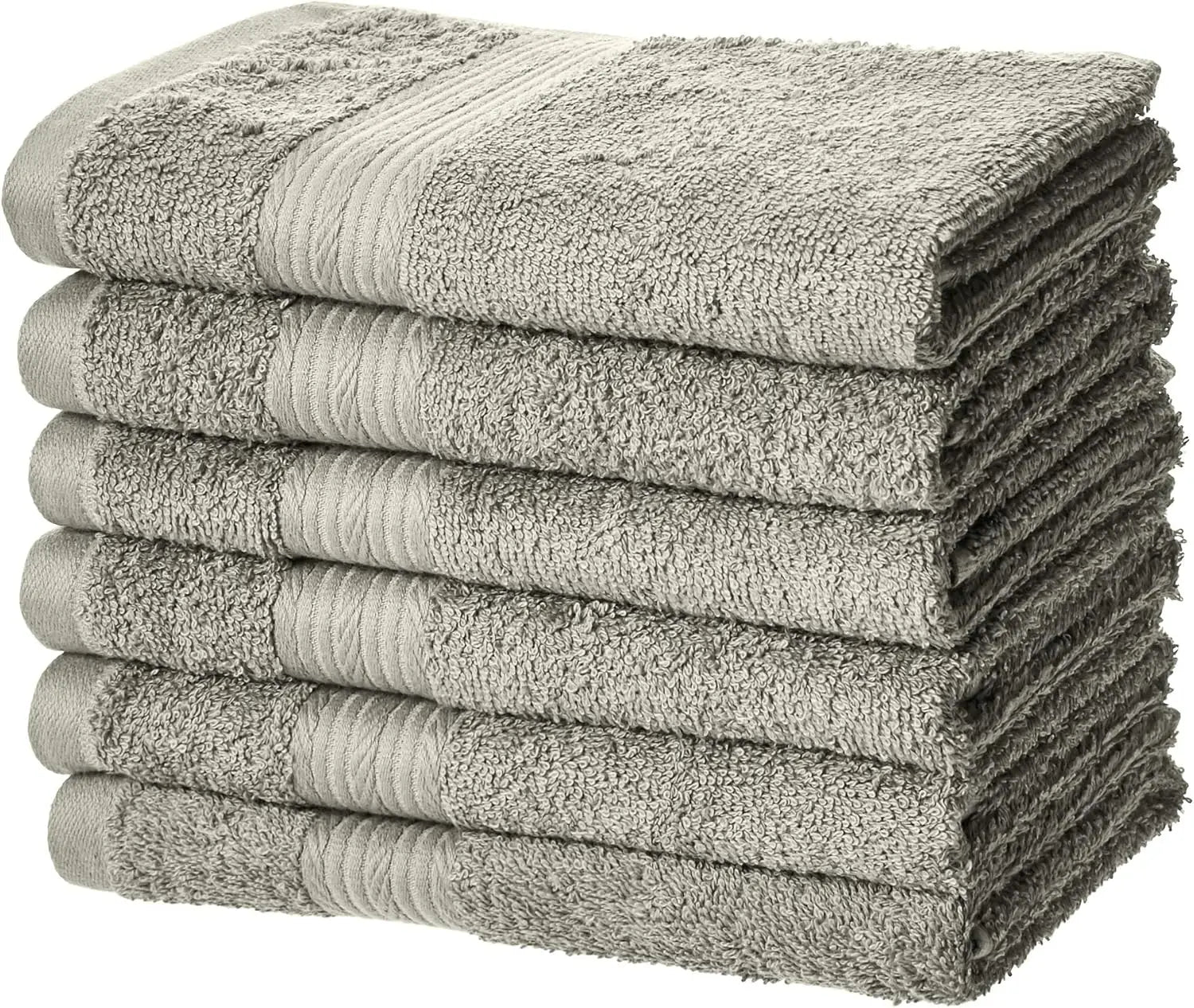 6 Piece Oversized 100% Cotton Bathroom Towel Set