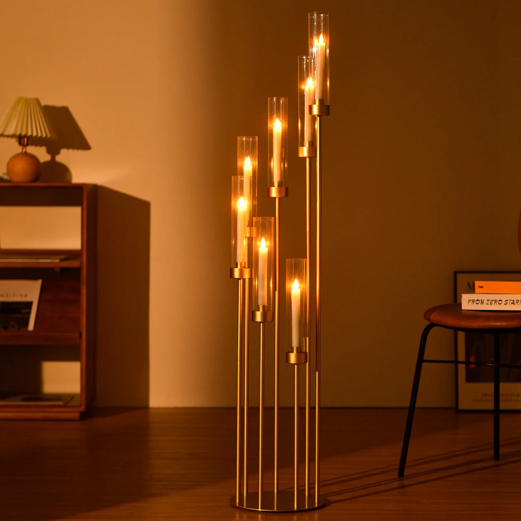 Arms Floor Candelabra Wedding Centerpieces Gold