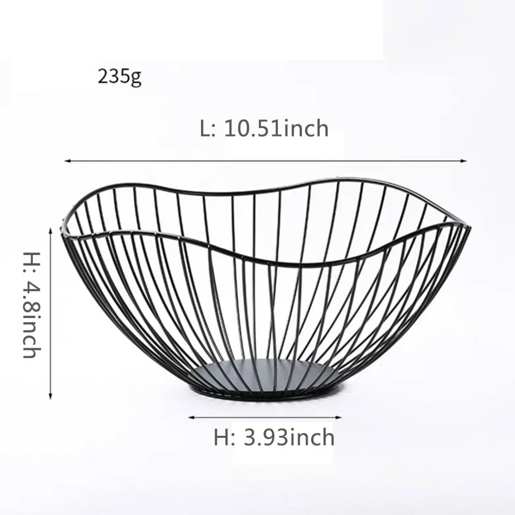 Metal Fruit Basket Simple Storage Bowls