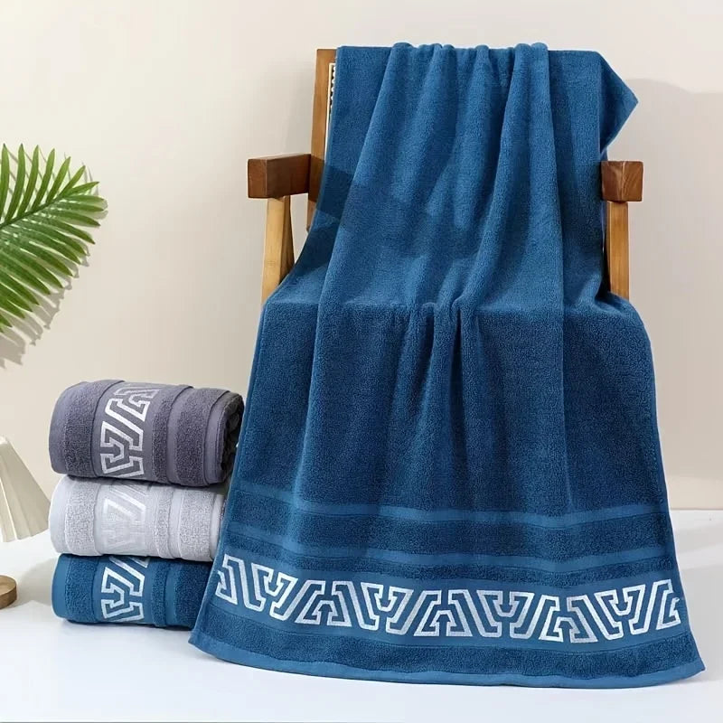 Cotton Bath Towel Set, Highly Absorbent & Quick Dry,