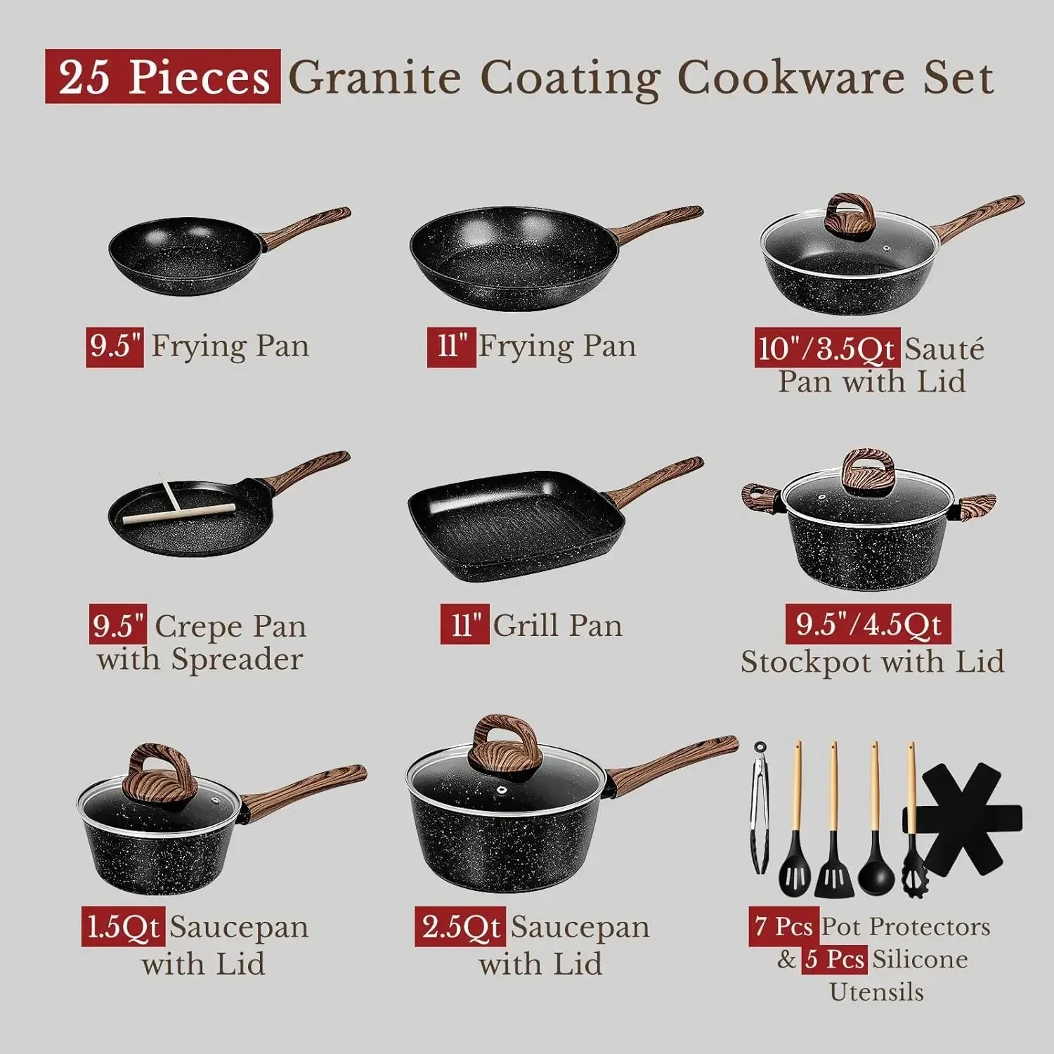 Nonstick Pots and Pans Set