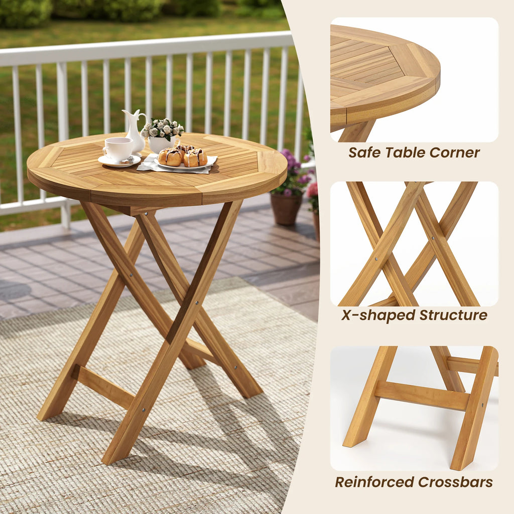Patio Teak Wood Dining Table