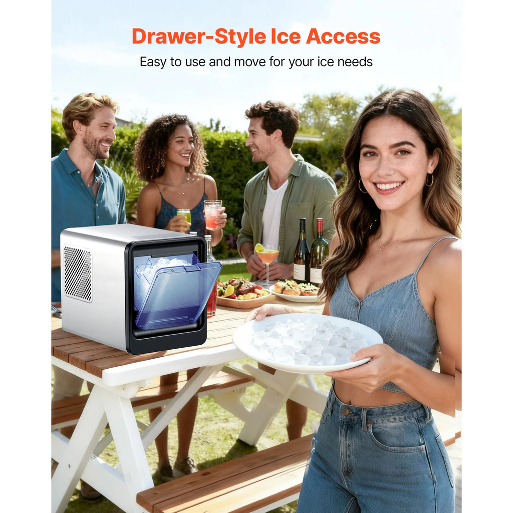 Countertop Ice Maker Self-Cleaning Portable