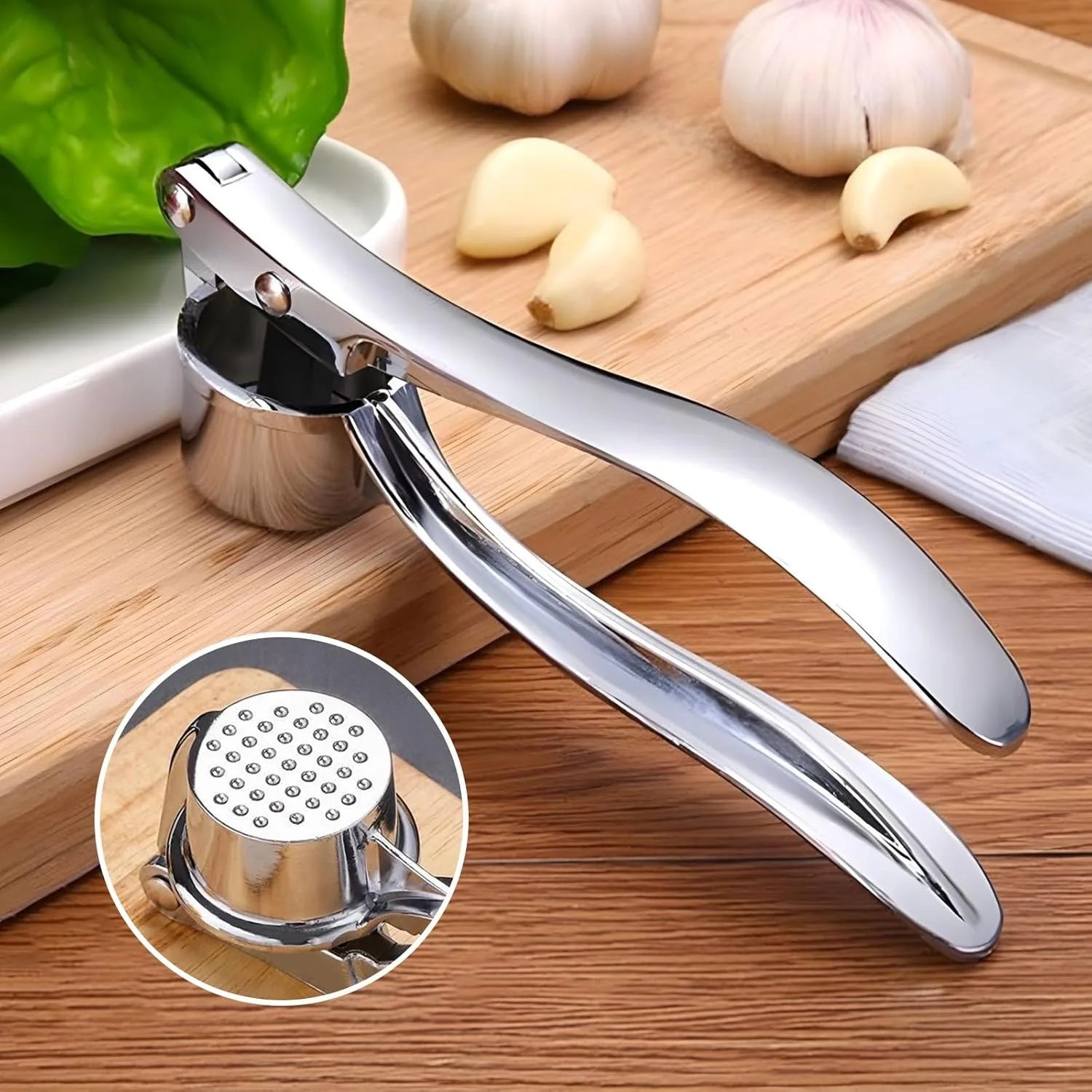 1pc Pounding Garlic Multi-functional Press, Peeling Garlic