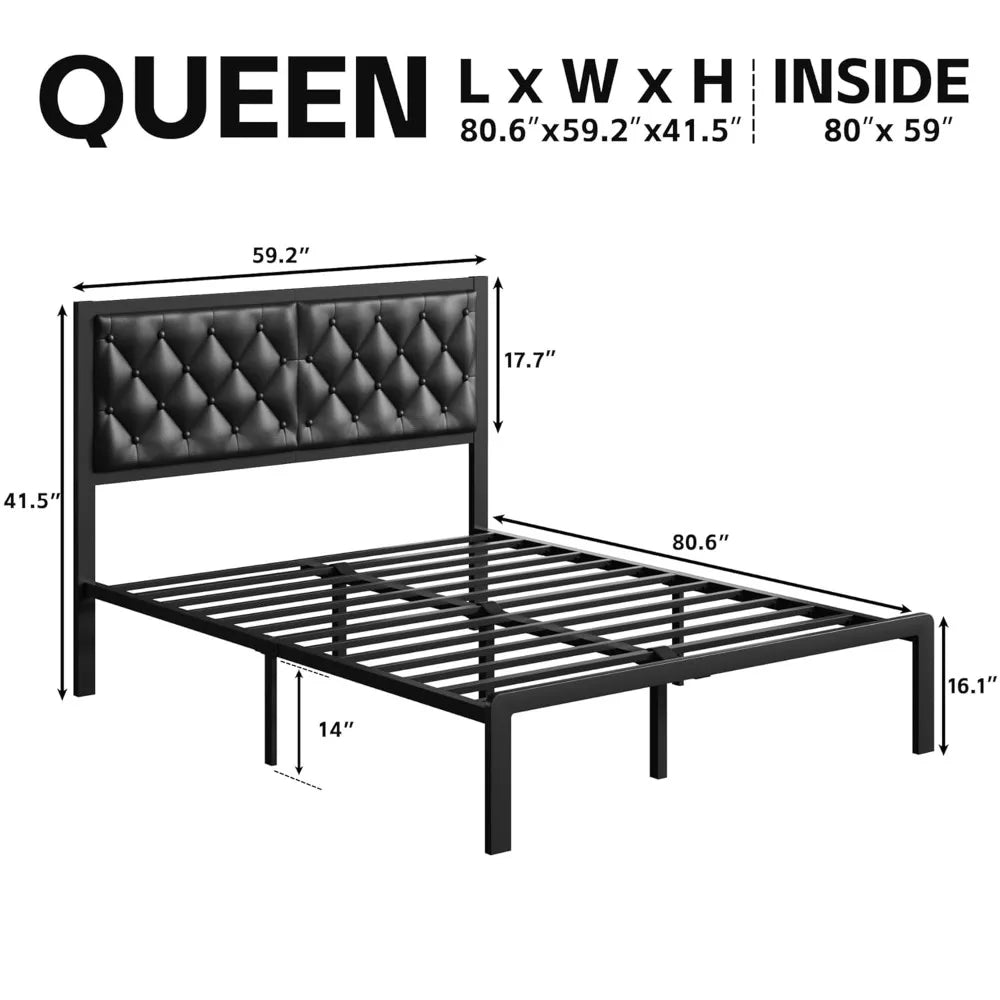 Bed Frame with Headboard