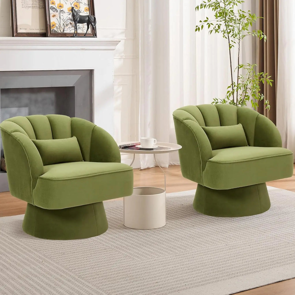 Ultra-Plush Swivel Accent Chair 360