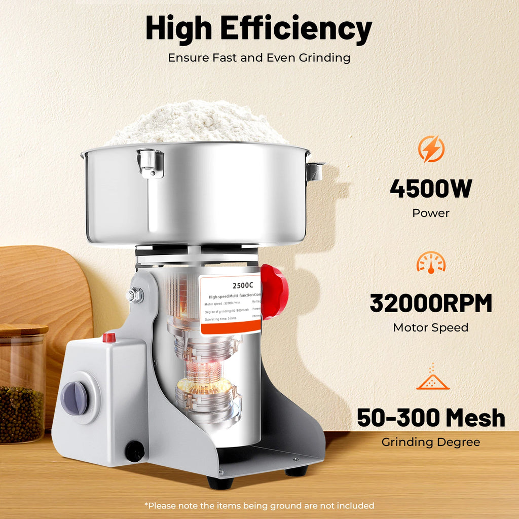 High Power Grain Mill, Swing Spice Grinders