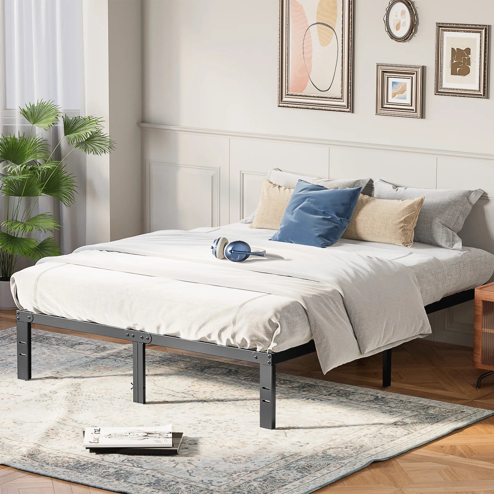 12IN Twin, Full, Queen, King Size Bed Frame