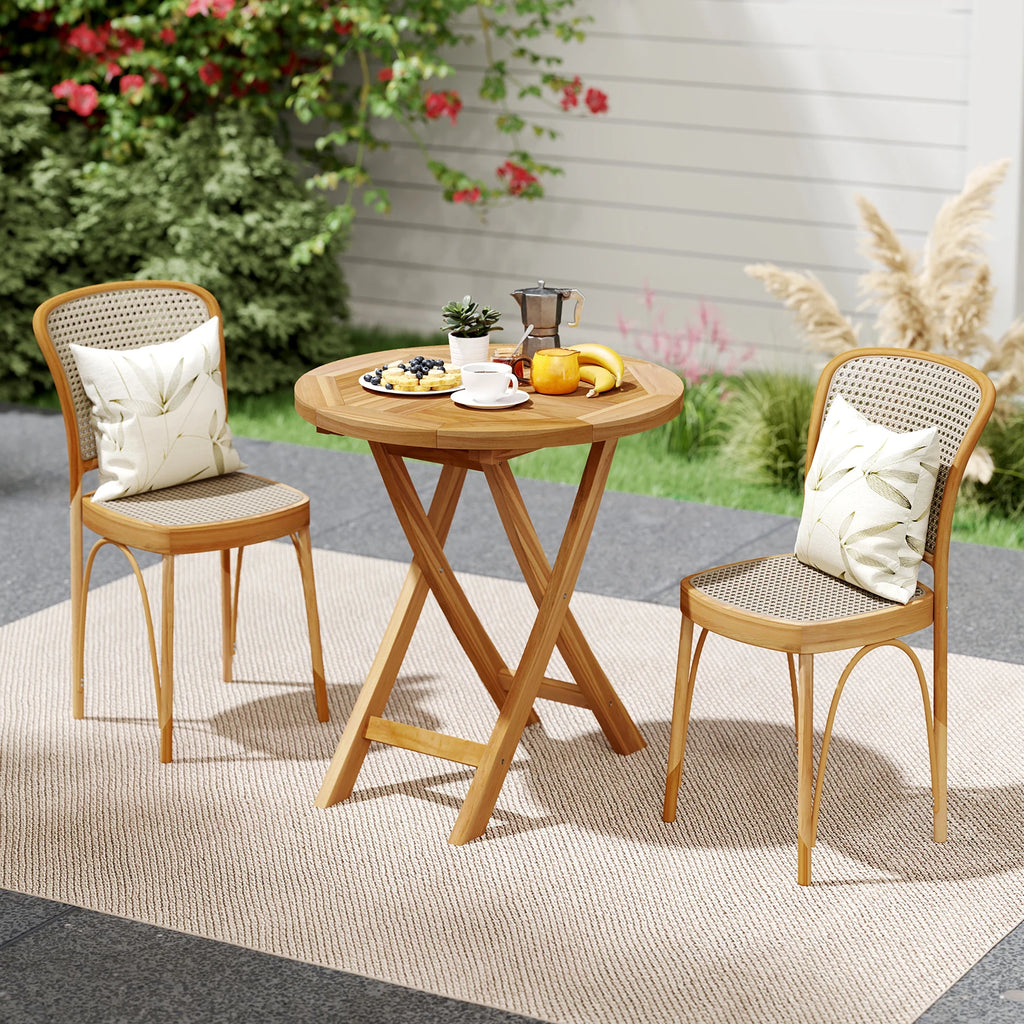 Patio Teak Wood Dining Table