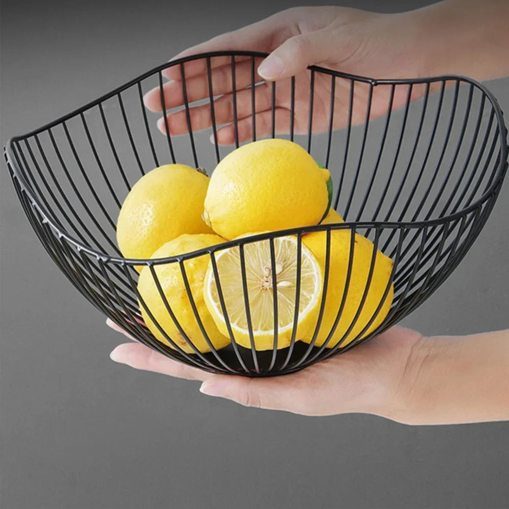 Metal Fruit Basket Simple Storage Bowls