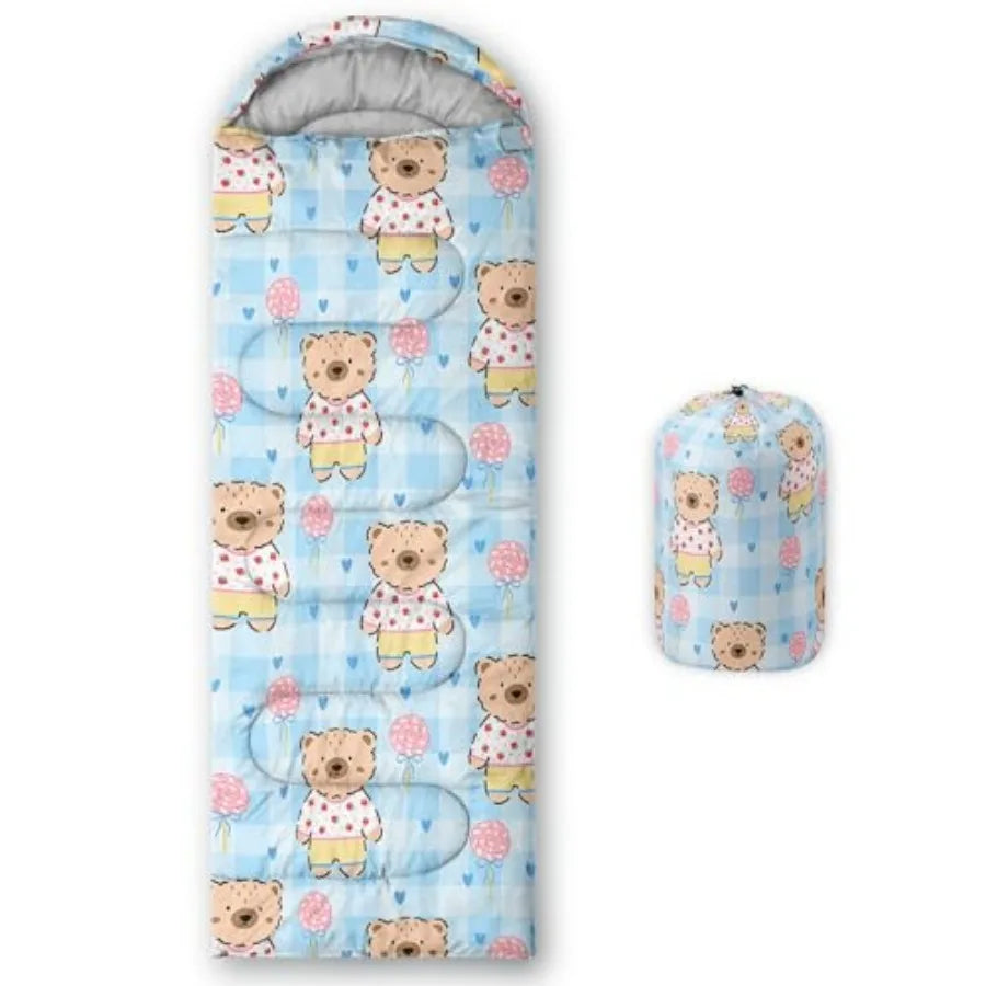 Cute Sleeping Bag for Girls Waterproof Portable Camping Bag,