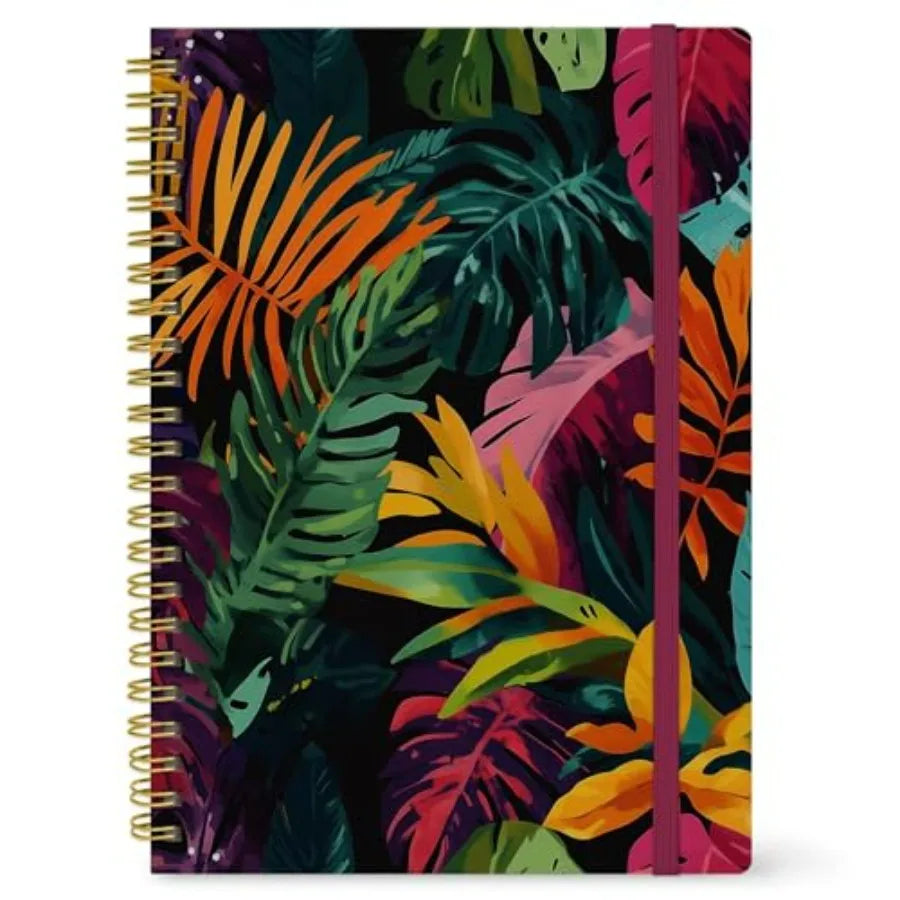Large Spiral Lined Journal for Women, 8.5" x 11" Notebooks for Work Collge Ruled, A4 Aesthetic Cute Journaling Notebooks for Wr