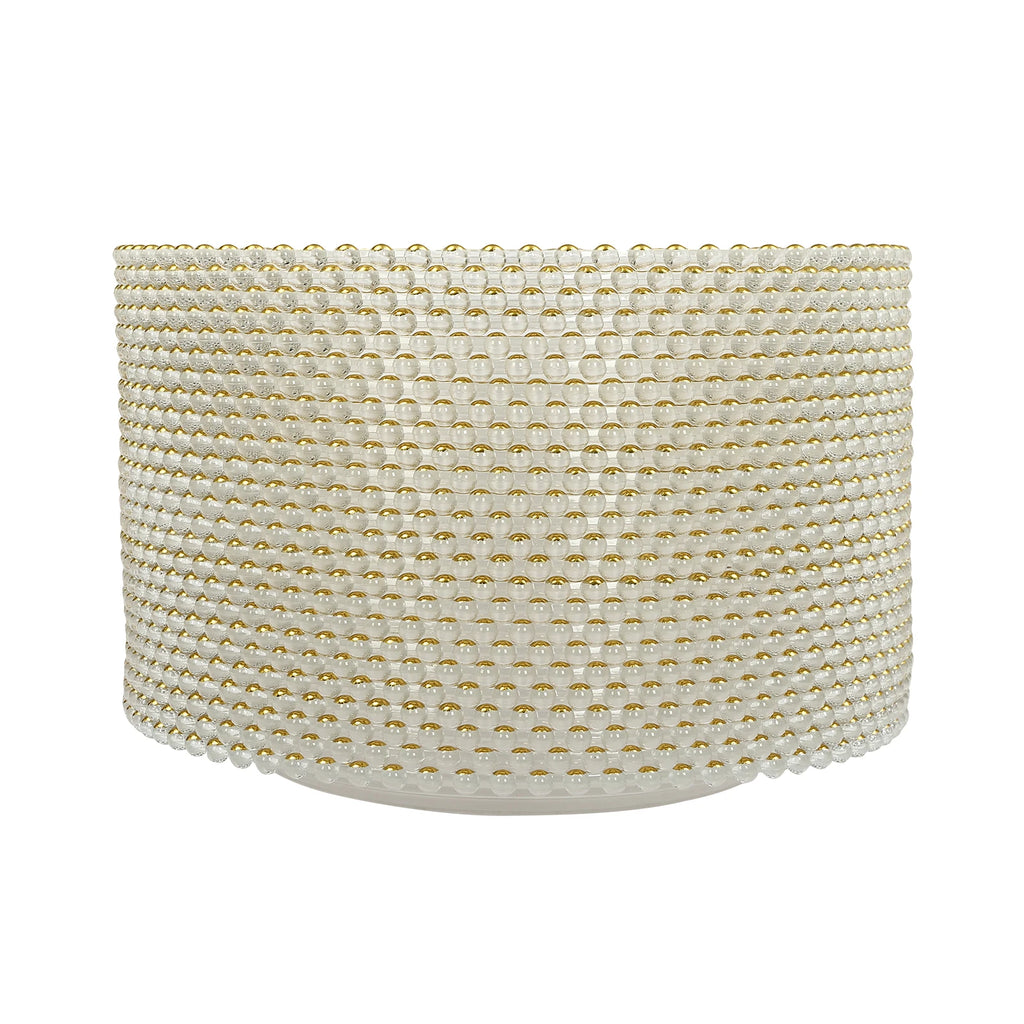 Luxury Gold Beaded Rim Charger Plates 25Pcs