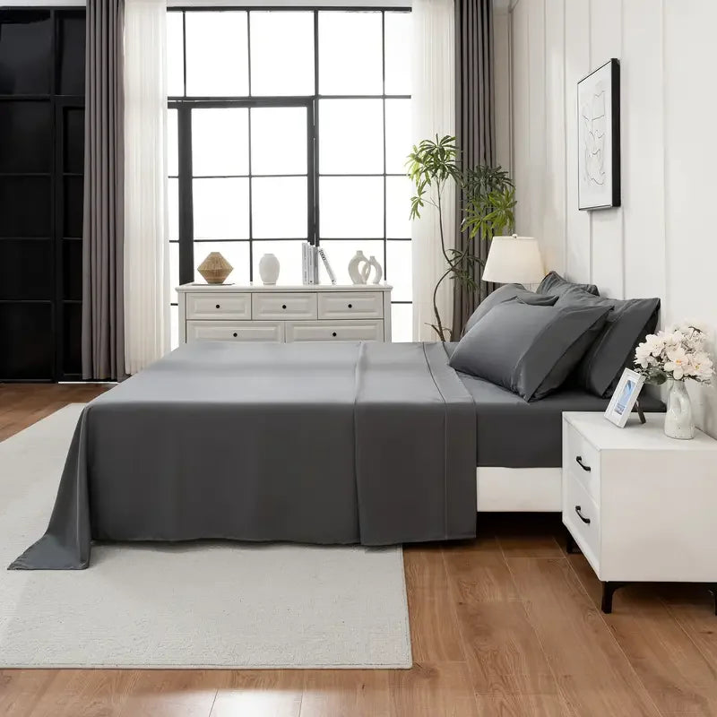 Bamboo Cooling Queen Size Sheet Set