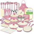 54-Piece Kitchen Non-Stick Cookware Set with Utensils