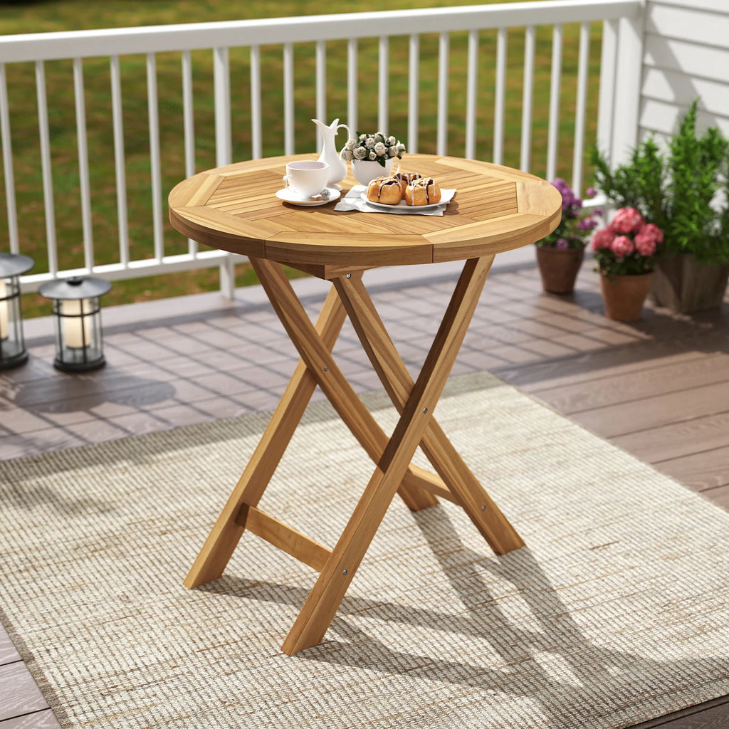 Patio Teak Wood Dining Table
